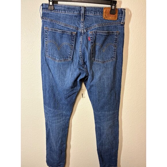 VINTAGE Levi's 501S Denim Blue Jeans Skinny Button Fly Size 28/30 - Picture 2 of 8
